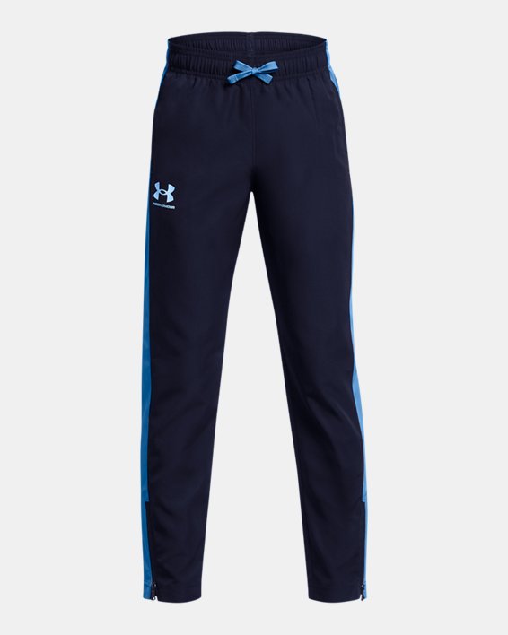 Pantaloni UA Sportstyle Woven da ragazzo, Blue, pdpMainDesktop image number 0